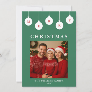 Festividades Cartão de Natal com Foto Personalizado