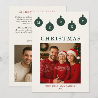 Festividades Cartão de Natal com Foto Personalizado