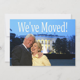 Festividades Cartão de Natal com novo endereço de Hillary & Bil
