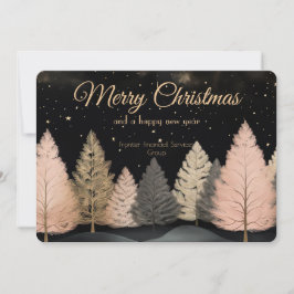 Festividades Cartão de Natal Corporativo Elegante