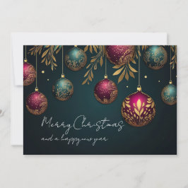 Festividades Cartão de Natal Corporativo Elegante