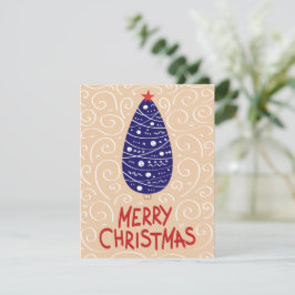 Festividades Cartão de Natal da Árvore de Natal