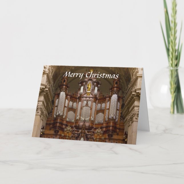 Festividades Cartão de Natal da catedral de Berlim (Frente)