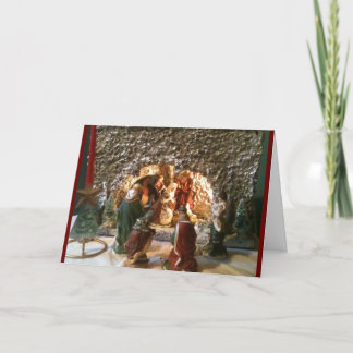 Festividades Cartão de Natal da Cena de Herança da Família