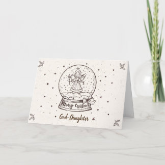 Festividades Cartão de Natal da Deus-Filha