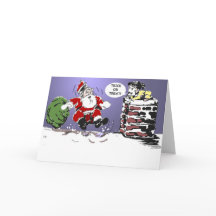 Cartão de Natal da doçura ou travessura