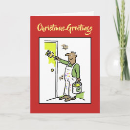 Festividades Cartão de Natal da Empresa de Pintura e Decoração