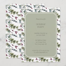 Festividades Cartão de Natal da Família Elegante | Colagem de F