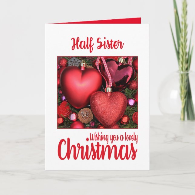 Festividades Cartão de Natal da Half Sister Lovely (Frente)