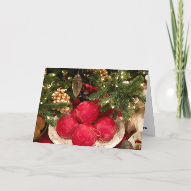 Festividades Cartão de Natal da Napa 1 (Frente)
