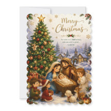 Cartão de Natal da Natividade