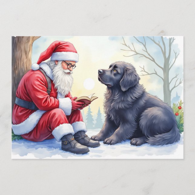 Festividades Cartão de Natal da Newfound (Frente)