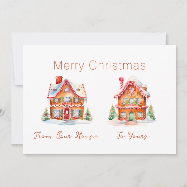 Festividades Cartão de Natal "Da Nossa Casa" (Frente)