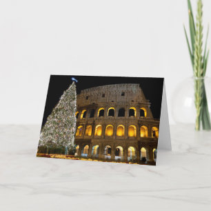 Festividades Cartão de Natal da Revista Italiana - Colosseum