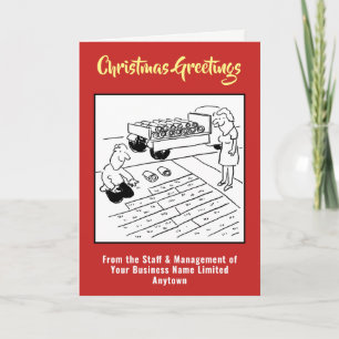 Festividades Cartão de Natal da Turf Lay e Turfing Company