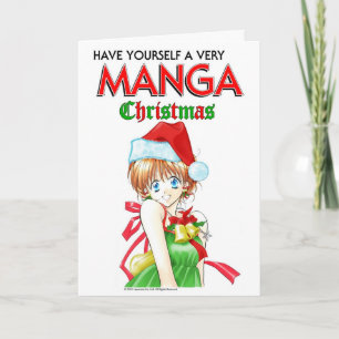 Festividades Cartão de Natal de 2021 da Manga University