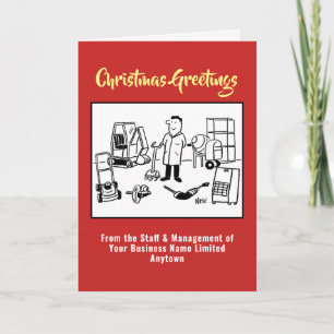 Festividades Cartão de Natal de Aluguer de Ferramenta ou Venda 