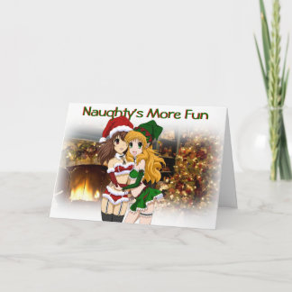 Festividades Cartão de Natal de Anime