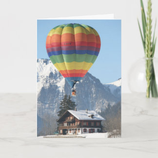 Festividades Cartão de Natal de Balão