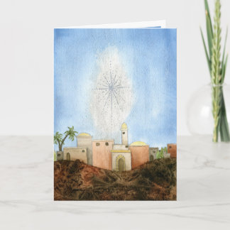 Festividades Cartão de Natal de Bethlehem