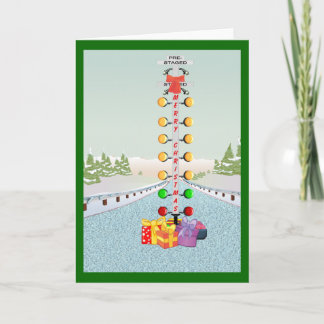 Festividades Cartão de Natal de Cabeça Motor