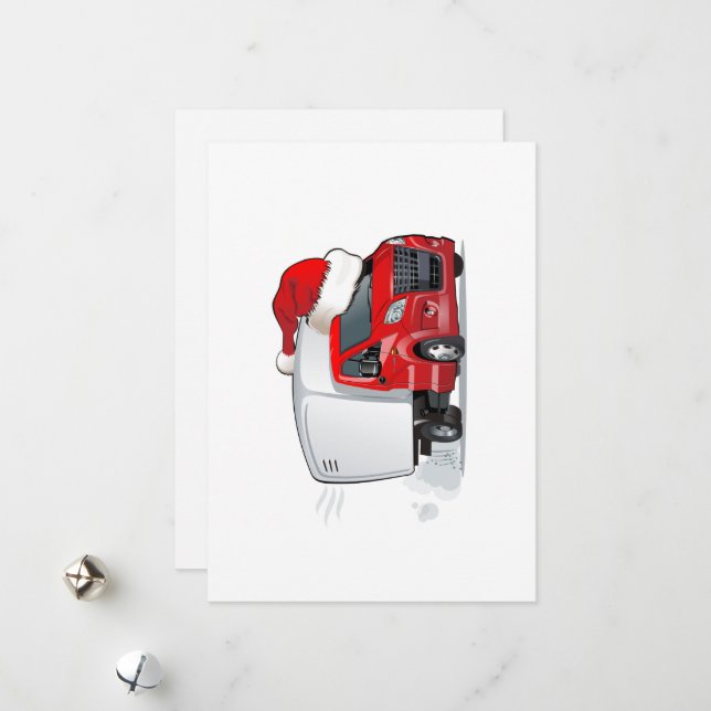 Festividades cartão de Natal de cartão de cumprimentos de desen (Frente/Verso In Situ)