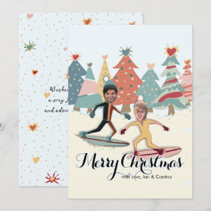 Festividades Cartão de Natal de Casal de Neve