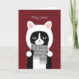 Festividades Cartão de Natal de Cat