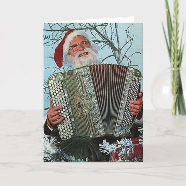 Festividades Cartão de Natal de Cobrir de vinilo (Frente)