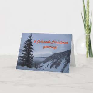 Festividades Cartão de Natal de Colorado