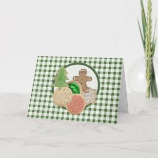 Festividades Cartão de Natal de Cookies