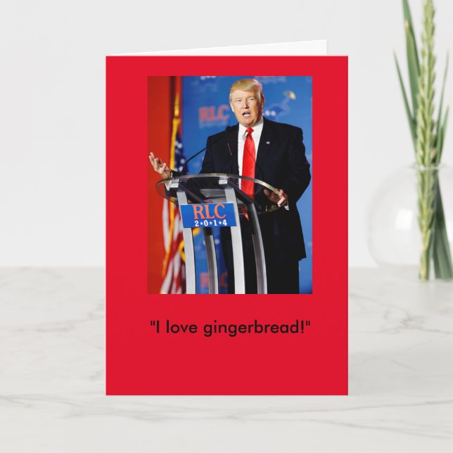 Festividades Cartão de Natal de Donald Trump (Frente)