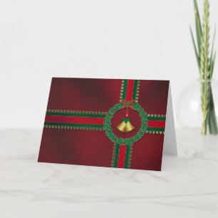 Festividades Cartão de Natal de Estrelas e Stripes