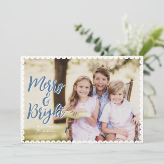 Festividades Cartão de Natal de feliz e Escala Brilhosa