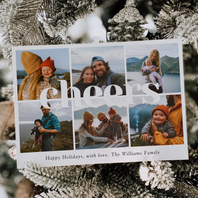 Festividades Cartão de Natal de Feliz Foto (Criador carregado)