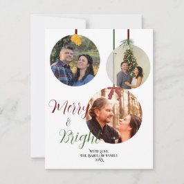 Festividades Cartão de Natal de Férias de Estilo de Pedido Seis