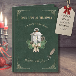 Festividades Cartão de Natal de Férias de Romance Clássico de C