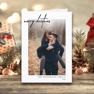 Festividades Cartão de Natal de Férias Moderno