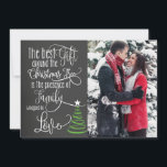 Festividades Cartão de Natal de Foto Chalkboard<br><div class="desc">Cartão de Natal de Foto Chalkboard</div>