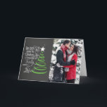 Festividades Cartão de Natal de Foto Chalkboard<br><div class="desc">Cartão de Natal de Foto Chalkboard</div>