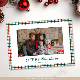 Festividades Cartão de Natal de Foto da Xadrez Moderna