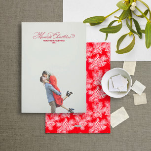 Festividades Cartão de Natal de Fotografia Personalizada e Mini