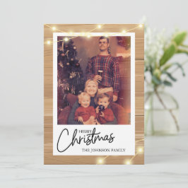 Festividades Cartão de Natal De Fotos Feliz Cartão De Natal
