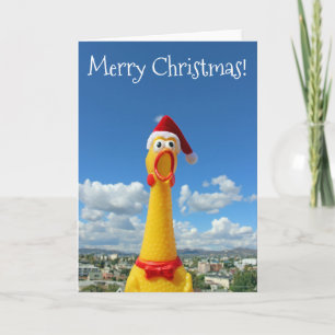 Festividades Cartão de Natal De Frango Fantástico!