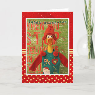 Festividades Cartão de Natal de Frango Maravilhoso!