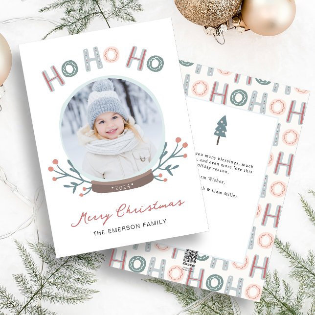 Festividades Cartão de Natal de Globo de Neve (Snow Globe Christmas Card
)
