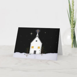 Festividades Cartão de Natal de Grande Fonte da Igreja do País