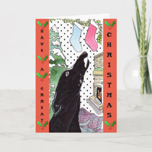 Festividades Cartão de Natal de Greyhound (a32)