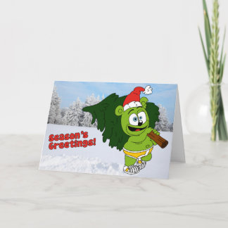 Festividades Cartão de Natal de Gummibär Season