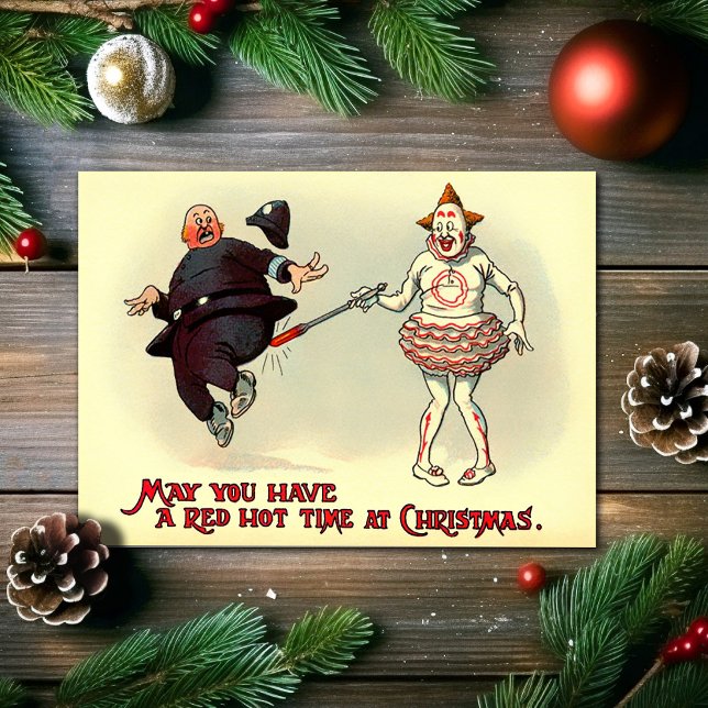 Festividades Cartão de Natal de Humor Vitoriano Ímpar (Criador carregado)